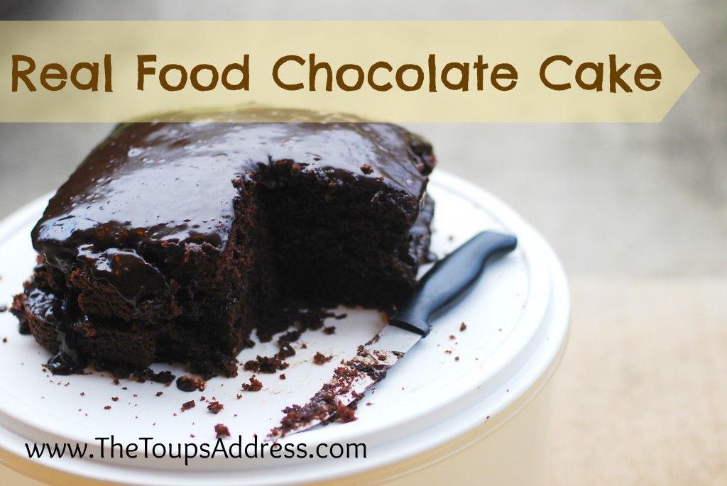 Real Food Chocolate Cake