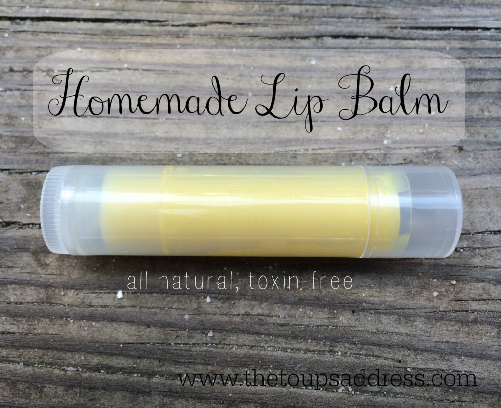 Make your own natural toxin-free lip balm!